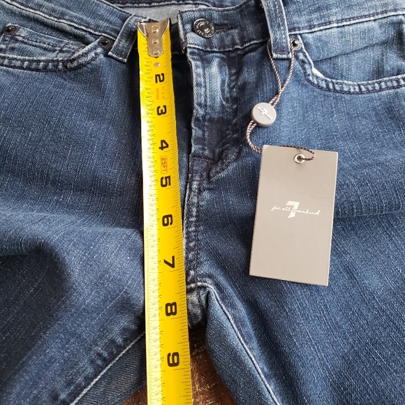 7 For All Mankind Girls Roxanne Skinny Jeans Size 14 Blue NWT - Picture 10 of 11